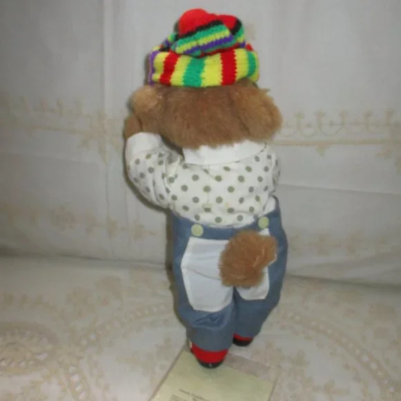 Rare 1987 House of Nisbet  Little Brown Bear Signed by Worth Gruelle in Pen